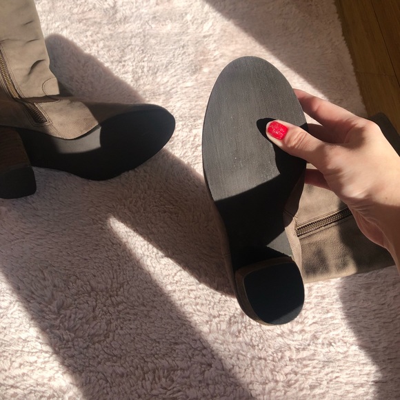 👢NEW LEATHER KNEE HIGH BOOTS COWBOY FALL BOOTS NORDSTROM BP - Picture 14 of 16